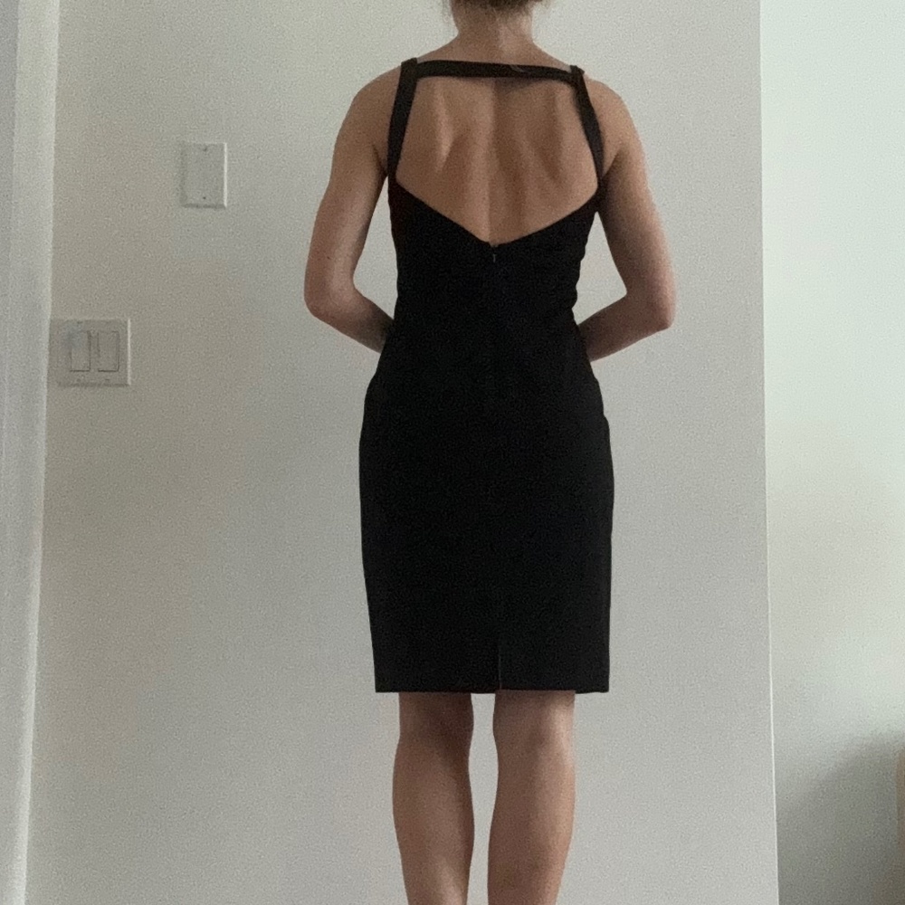 Aidan Mattox Black Dress Size 4